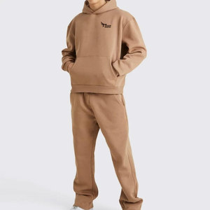 ชุดวอร์มแฟชั่นทรงขาบาน ดีไซน์ทันสมัย เสื้อและกางเกงเข้าชุด สำหรับใส่ลำลองประจำวัน ชุดวอร์มทรงขาบานสำหรับผู้ชาย - Product Image 1