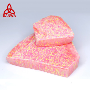 OP43 Pink Sanwa Bello <b>Opal</b> Rough Stone Customized Shape and Size Tailor Made for Silver Pendant <b>Bracelet</b> Necklace Ring Earrings - Product Image 2
