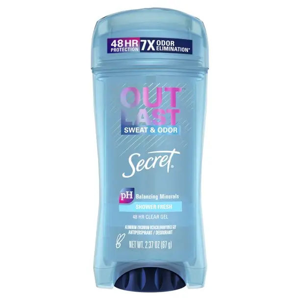 Secret Outlast Clear Gel Deodorant, Completely Clean (2.6 oz., 4 pk.)