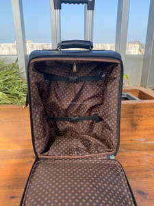 Wholesale Large Capacity 4-<b>Spinner</b> <b>Suitcase</b> Handmade Full Grain Cow Leather Unisex Travel Trolley Luggage Bags Customizable - Product Image 5