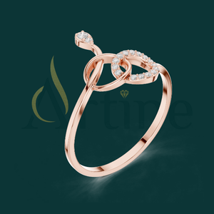 Anillo personalizado directo de fábrica de 18K, precio asequible - Product Image 1