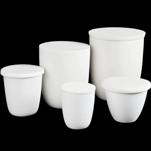 Creuset en céramique d'alumine (Al2O3) et corindon <span class=keywords><strong>AL</strong></span>-RA 5ml 10ml 30ml 50ml pour four à moufle de laboratoire haute température - Product Image 6