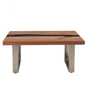 Top Tendance Nouveau Style En Bois Résine Top Table Forme Personnalisée Meubles De Maison Table Centrale Décorative - Product Image 3
