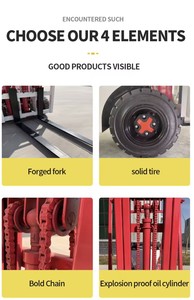 Montacargas eléctrico ligero de 3 ruedas, 3 toneladas, apilador de paletas a batería, batería de plomo-ácido - Product Image 4