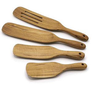Wood Sourdough <b>Spurtle</b> Kitchen Natural Spoons Utensils Set for Home Kitchen Accessories Hot Sale - Product Image 6