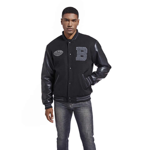 OEM de alta calidad a prueba de viento Varsity Jacket logotipo personalizado bordado oferta de invierno logotipo personalizado bordado Varsity a prueba de viento - Product Image 1
