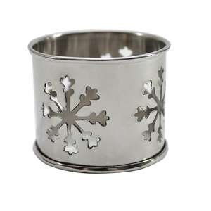 Anillo de latón dorado con diseño en relieve para servilletas, hecho a mano, con monograma, barato, a granel - Product Image 6