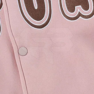 Veste polaire Lettermen pour hommes légers sur mesure de haute qualité tissu respirant bouton conception grande taille col montant hiver - Product Image 4