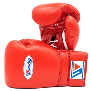 Gants de boxe professionnels pour athlètes, en cuir de vache véritable - Product Image 3