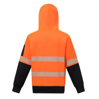 100 coton haute visibilité à manches longues sweats en polaire pulls en polaire haute visibilité 310 coton 1/2 vestes en polaire zippées