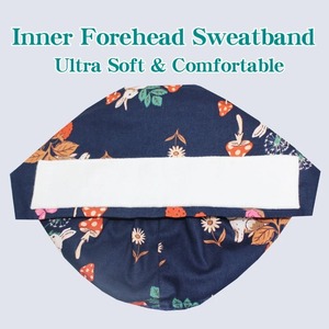 หมวกพยาบาลพิมพ์ลายดิจิตอลปรับได้หมวกผ่าตัดสุขาภิบาลหมวกขัดฟันเสื้อผ้านุ่มสำหรับเจ้าของร้านขายสัตว์เลี้ยงผ้าฝ้าย - Product Image 3