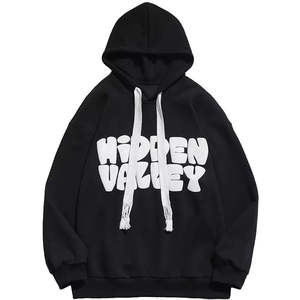 Sudadera con Capucha de Alta Calidad, 400 GSM, para Hombre, 100% Algodón, Corte Holgado, Ecológica, Transpirable, Otoñal, Personalizada, Gruesa - Product Image 2