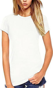 Ropa deportiva de verano para mujer personalizada OEM, Camiseta corta XL ajustada de algodón con estampado informal y camisetas de entrenamiento - Product Image 5