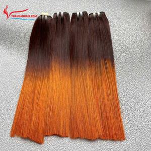 100% extensions de cheveux de trame droite d'os de cheveux humains vietnamiens, faisceaux droits d'os de cheveux doublement étirés - Product Image 5