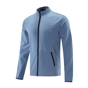 Custom Logo High Quality Wholesale <b>Thick</b> Zip Outdoor Soft Shell <b>Fleece</b> Jacket for <b>man</b> - Product Image 2