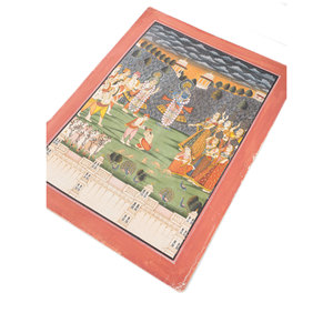 Tapiz de Pared de Tela de Algodón Verde con Arte Pichwai, Estilo Bohemio Navideño, Decoración Nórdica para Pared, Hogar y Exteriores, Ramadán - Product Image 2