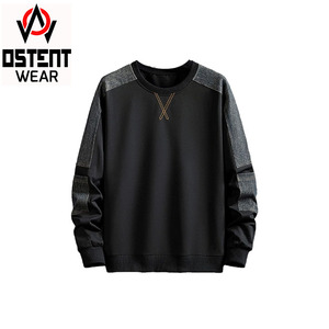 Sudadera térmica de peso pesado para hombre hecha a medida al por mayor 100% algodón de gran tamaño ajuste hombro caído bordado Logo grueso en blanco - Product Image 4