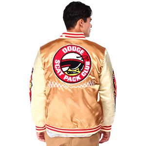 Chaqueta universitaria de béisbol de estilo callejero para hombre, chaqueta universitaria de satén impermeable de diseño personalizado y tamaño para hombre - Product Image 3