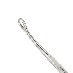 Pinces à éponges Foerster 8 pouces, mâchoires courbées dentelées, acier, manuel, premium par SurgiRight - Product Image 6