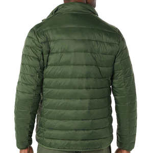 Chaqueta acolchada para exteriores ligera de gran tamaño hecha a medida para hombres cálida con capucha a prueba de viento impermeable moda al por mayor - Product Image 5