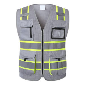 Gilet réfléchissant, veste de sécurité, bande de sécurité personnelle, construction, haute visibilité, vêtements de sécurité réfléchissants pour le travail - Product Image 2