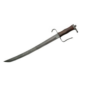 Vente chaude À La Main De Haute Qualité En Acier Damas Lame Fixe En Plein Air Chasse Camping Mini Épée - Product Image 2