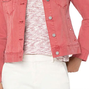 Women's New Fashion Breathable Cotton Jeans Jacket for Winter Raw Processed-Online <b>Sale</b> for <b>Spring</b> and Autumn - Product Image 5