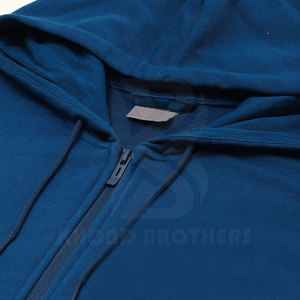 Meilleur prix 100% coton hommes sweats à capuche zippés en stock et bonne qualité pour la saison d'hiver - Product Image 4