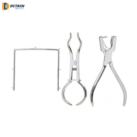 Pinces de barrage dentaire endodontiques manuelles réutilisables en acier inoxydable, outils chirurgicaux dentaires, kit de sutures, instrument médical