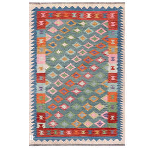 พรมกิลิม ไมมาณา อัฟกานิสถาน ขนาด 183 x 126 ซม. พรมปูพื้นและชุดพรม - Product Image 1