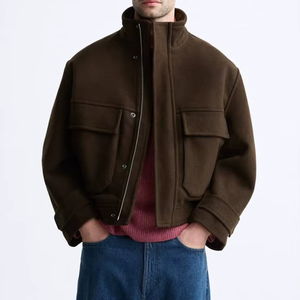 Blouson Teddy Homme Automne Hiver Personnalisé Haute Performance Vintage Imperméable Coupe-Vent Respirant Chauffant Chaud Grande Taille - Product Image 1