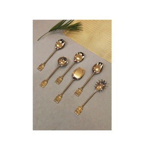 Cuillère à dîner en laiton avec boîte, vente directe d'usine, cuillère en laiton faite à la main, couleur or, design vintage, couverts - Product Image 5