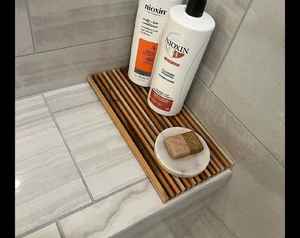 Porte-savon en bois durable de luxe pour salle de bain, évier de cuisine, support à savon, égouttoir, accessoire de maison écologique - Product Image 4