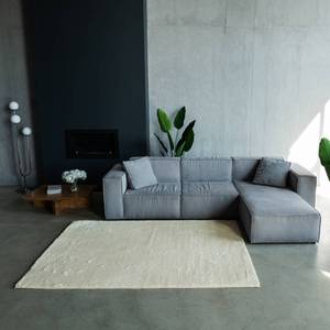 Tapis élégant en fausse fourrure vanille, fabriqué à la machine, doux et moelleux, pour intérieur, avec envers en suède, 160x220 cm, certifié OEKO-TEX - Product Image 1