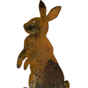 Conejo Vintage Venta caliente Estacas de jardín al aire libre para jardín Lwan Planta Etiquetado y uso de decoración Artesanía de metal en precio asequible - Product Image 1