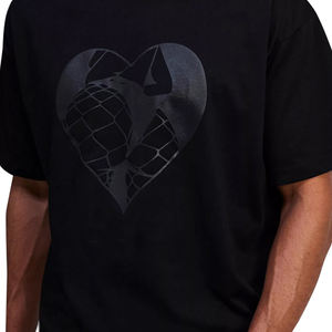 Camisetas de entrenamiento de gimnasio de manga corta para hombre de alta calidad, ropa deportiva de algodón 100% impresa personalizada, venta en línea - Product Image 6