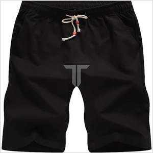 Shorts de sport décontractés pour hommes, style urbain, en polyester/coton de haute qualité, confortables, avec cordon de serrage élastique à la taille, poches, respirants - Product Image 4