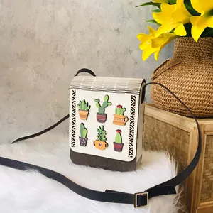 越南野餐包木制精美小图案手工制作的潮流2023漂亮手提包