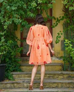 Handmade Cotton Indian Summer <b>Dress</b> Stylish <b>Floral</b> Printed Bride Gift Personalized Woman Fashion <b>Short</b> Party Wear Sweet for - Product Image 5