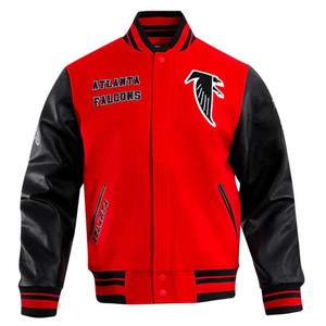 Chaquetas universitarias de lana para hombre superventas, chaquetas universitarias de cuero bombardero de béisbol personalizadas de tendencia superior, chaquetas universitarias bordadas al por mayor - Product Image 2