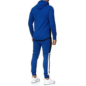 ชุดวอร์มมีซิปสำหรับผู้ชายชุดออกกำลังกายมีฮู้ดสำหรับสวมใส่สบายและสวมใส่สบายแขนยาวพร้อมเชือกผูก - Product Image 6