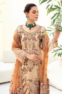 Top vendeur de costumes de soirée de marque Shalwar kameez pour femmes en mousseline de soie de très haute qualité avec des broderies très fines - Product Image 3