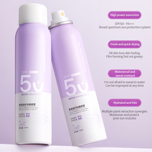 Vegan nhẹ làm mới SPF 50 Kem chống nắng phun bảo vệ cao toàn thân UV bảo vệ phổ rộng chống nắng sương mù - Product Image 5