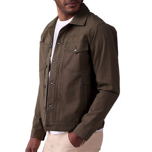 Vêtements professionnels, nouveaux arrivages, vestes en toile pour hommes en coton respirant à manches longues, vestes pour hommes, veste pour homme - Product Image 3