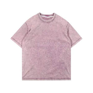 Wholesale Printing Blank Acid Wash Blank Heavyweight Tshirt Oversized <b>T</b>-<b>Shirt</b> Men'S Graphic Acid Wash Vintage Custom - Product Image 4