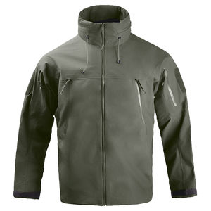 Veste tactique imperméable de haute qualité OEM coupe-vent thermique à coque rigide unisexe à capuche pour la chasse - Product Image 4