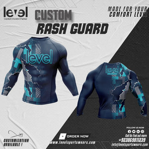 เสื้อรัดกล้ามเนื้อ MMA สำหรับผู้ชายขายดีที่สุด ผลิตจากผ้าสแปนเด็กซ์/ไนลอน ระบายอากาศได้ดี เหมาะสำหรับออกกำลังกาย - Product Image 4