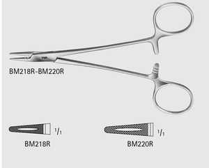 Porte-aiguille de chirurgie générale manuelle Gillies pince de maintien d'aiguille sécurisée base d'instruments chirurgicaux - Product Image 4