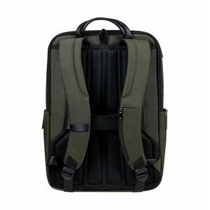 15.6 Inch Laptop <b>Backpack</b> Waterproof Zipper Geometric <b>Strap</b> Fashionable Simple Style Made of Oxford Polyester - Product Image 2