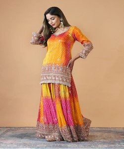 Gaun sederhana Muslim Ramadan gaun gaya gaun <span class=keywords><strong>Abaya</strong></span> garis ukuran besar pakaian pesta panjang rumput panas wanita jahitan Sharara